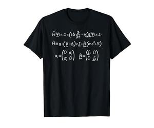 Équation Dirac | Nerdy Science Physique Mécanique Quantique T-Shirt, Homme, Noir, XL