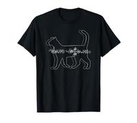 Équation d'onde du chat de Schrodinger Physique quantique T-Shirt