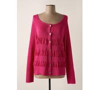 equation gilets femme de couleur rose