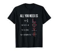 Équation mathématique amusante « All You Need Is Love » T-Shirt