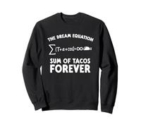 Équation mathématique drôle de Tacos : somme de Tacos Forever Food Nerd Sweatshirt