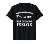 Équation mathématique drôle de Tacos : somme de Tacos Forever Food Nerd T-Shirt