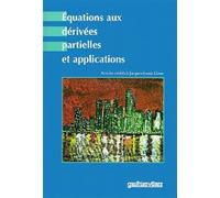 Équations aux dérivées partielles et applications Articles dédiés à Jacques-Louis Lions - Elsevier - Elsevier Editions - broché - Scolaire / Universitaire