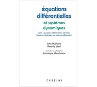 Equations différentielles et systèmes dynamiques, Vol1