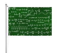 Équations mathématiques Formules,Drapeau de jardin, bannière décorative, drapeau double face, 2 x 3 pieds, pour extérieur et intérieur
