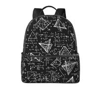 Equations Sac à dos de mathématiques pour femme et homme - Sac d'école décontracté pour l'école, le voyage, le travail