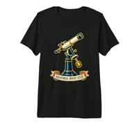 Equatorial Mount Study Monture Équatoriale Astronomie T-Shirt Haut de Gamme