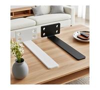 Equerre 1 Set Heavy Duty Cast Iron Shelves Brackets Floating Shelf Brackets 4MM Thicked Invisible L Brackets For Shelves Support(8in White)