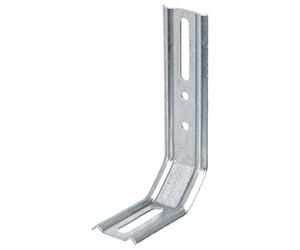 Equerre 3 pans 45 degrés 120x72x30 Galva Alberts - 341381