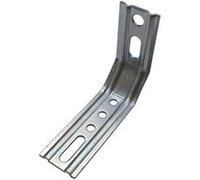 Équerre 3 pans de menuiserie PVC WAELBERS - 115 x 70 mm - Épais.2 mm - 470261.13 G