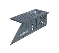 wolfcraft 5208000 - Équerre 3D d'onglet - Traçage angle de 45° à 90° - 150 x 275 x 66 mm