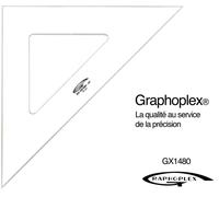 Generique Équerre 45° 3 bords anti-taches 37 cm