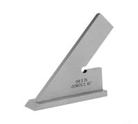 Équerre 45° et 90°, Outil de Traçage pour précis Équerre 45°(100x70mm) | Pour Menuiserie et Métallerie, Précision 45° et 90°, pour idéal pour pros, Acier Inoxydable, Tailles Variées