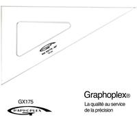 Equerre 60° 3 Bords Droits 15 Cm
