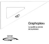 Equerre 60° 3 Bords Droits 28 Cm - Graphoplex