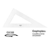 Equerre 60° 3 bords droits 50 cm - graphoplex G