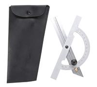 Équerre à angle ajustable en acier au carbone 100 x 150 mm, outil de mesure de précision de qualité industrielle, échelle gravée au pour un calibrage précis des angles en