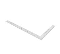 Équerre à Angle Droit en Acier Inoxydable 32x16,4cm Règle de Mesure | Marquages Clairs et Contrastés, Design Ergonomique, pour Menuisiers et Professionnels du Traçage