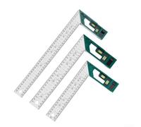 Équerre à angle droit multi-angles en acier inoxydable pour mesurer et aligner dans l'encadrement des cloisons sèches et des armoires (B)