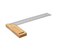 STIER Equerre à chapeau/Equerre de menuisier STIER, hêtre, 90° / 45°, 300 mm Quantité:1