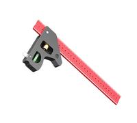 Équerre À Combinaison Élevée Avec Conception Multifonction Pour Le Travail Du Bois La Fabrication De Meubles Les Rénovations Règle Coudée Et Règle À Double Usage