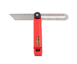 Équerre À Onglets T Bevel Ajustable 45°, Acier Inoxydable, Rapporteur De Charpentier Précis - Mécanisme De Blocage Rapide, Niveau Intégré, Pour Travaux De Menuiserie