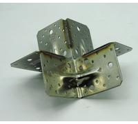 Équerre à trois bras en acier inoxydable 90x90x100mm renforcée 2mm Équerre de construction lourde