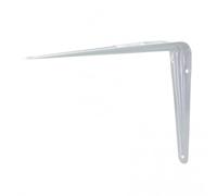 Equerre acier laqué blanc 200 x 250mm