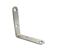Equerre chaise 90x90mm épaisseur 3mm zingué blanc - - J506121