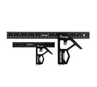 Faithfull FAICS300TCNC Prestige Lot de 2 carrés combinés en aluminium 150 mm et 300 mm