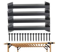 Équerre d'Angle 45 Degrés - 45 Degrés 2 Pièces Support De Pergola | Kit De Montage Pour Abri De Jardin,Pour Mur Coin Placard Armoire Tête De Lit Comptoir Cuisine Extérieur Étagère Évier
