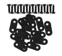 Équerre D'angle Plate, Support de Fixation Multi-trous | Panneaux D'armoire et Chaises, Montage Facile, Usage Bricolage et Menuiserie, Lot de Sets de Pièces