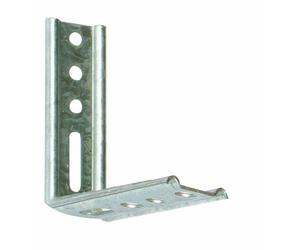 Équerre d'assemblage nervurée à pan droit - 65 x 125 mm - 50 pièces TORBEL