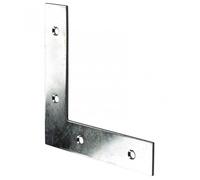 Hettich 1 équerre d'assemblage Plate Acier zingué, l.100 mm