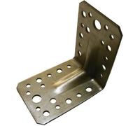 Equerre d'assemblage renforcée AFBAT 90x90x65x2.5 zinguée en acier