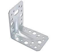 Equerre d'assemblage renforcée réglable - L : 105 mm - 90 x 105 x 2.5 mm -