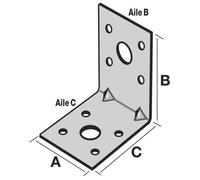Équerre d'assemblage SIMPSON - A40xB50xC50x2mm - EA554/2