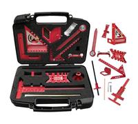 Équerre de Charpente,Set de 10 Outils de Mesure pour la Menuiserie,Kit Équerre Rapide Multifonctionnelle - pour Travail du Bois Chantier Plancher Garage Extérieur Bricolage