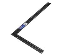 Équerre de charpentier Faithfull Roofing - Équerre de charpentier en acier robuste avec marquages métriques et impériaux, tableau de conversion et trou de suspension - 600 x 400 mm (24 x 16 po)