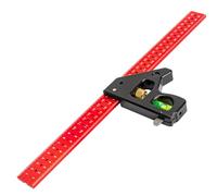 Équerre de charpentier, outils de travail du bois, outil de marquage en acier inoxydable de 45 à 90 degrés | Angle de combinaison métallique, équerre de menuisier, équerre d'ingénierie pour le travail