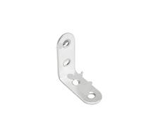 éQuerre De Coin 4PCS Furniture Stainless Steel Corner Code 90 Degree Right Angle Wardrobe Table And Chair Fixed Bracket Square Iron pour Renforcements(40X40mm 4pcs)