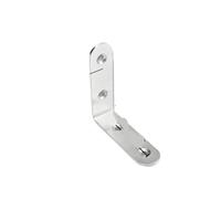 éQuerre De Coin 4PCS Furniture Stainless Steel Corner Code 90 Degree Right Angle Wardrobe Table And Chair Fixed Bracket Square Iron pour Renforcements(65X65mm 4pcs)