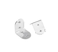 éQuerre De Coin 4PCS Furniture Stainless Steel Corner Code 90 Degree Right Angle Wardrobe Table And Chair Fixed Bracket Square Iron pour Renforcements(50x38mm 4pcs)
