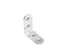 éQuerre De Coin 4PCS Furniture Stainless Steel Corner Code 90 Degree Right Angle Wardrobe Table And Chair Fixed Bracket Square Iron pour Renforcements(45X45mm 4pcs)