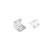 éQuerre De Coin 4PCS Furniture Stainless Steel Corner Code 90 Degree Right Angle Wardrobe Table And Chair Fixed Bracket Square Iron pour Renforcements(30X37mm 4pcs)