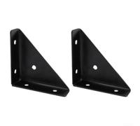 Équerre de Coin Acier 3 Faces pour Lit Équerre de Coin Acier(Small-black)