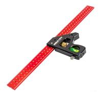 Équerre de combinaison multifonction en acier inoxydable - Long carré mobile - Outil de mesure pour charpentier/ingénieur/travail du bois (600 mm)