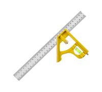Équerre de Combinaison - Outil De Mise en page Machiniste Durable Avec Bords Droits, Règle D'angle En Métal | Maison-Atelier Porte Fenêtre-Construction De Garniture Pour -Atelier Porte Fenêtre