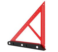 Équerre de construction - Outil de mesure multifonction, forge précise avec trous pour le travail du bois, la menuiserie et l'architecture