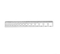 Équerre de dessin en acier inoxydable avec trous ronds et carrés de 2 à 22 mm, règle en acier de précision 0-30 cm pour architectes, ingénieurs et loisirs, outil de mesure fin en 2CR13 Matériau